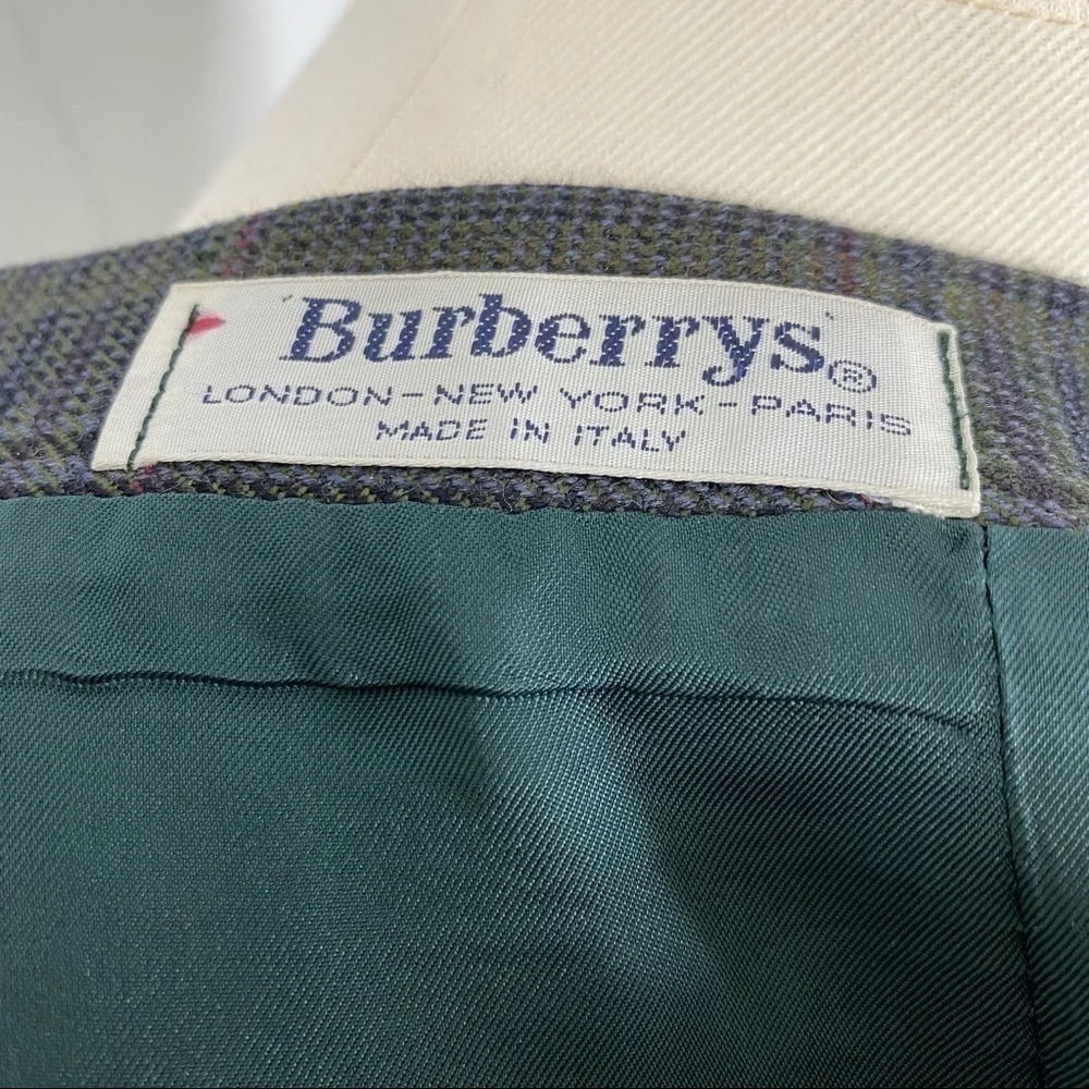 BURBERRY Vintage Classic Plaid Pencil Skirt